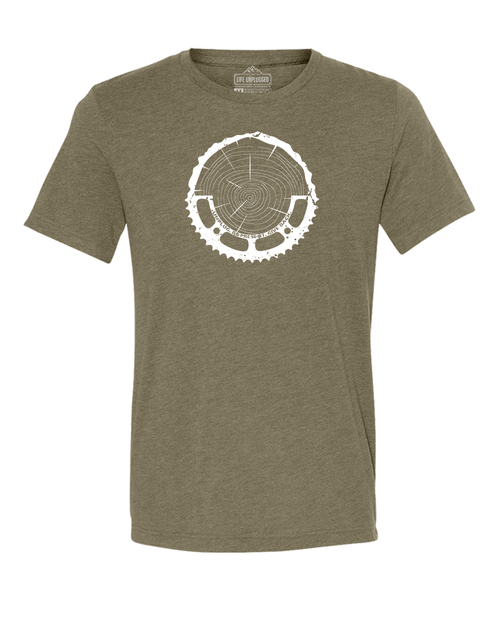 Tree Rings Chainring Triblend T-Shirt