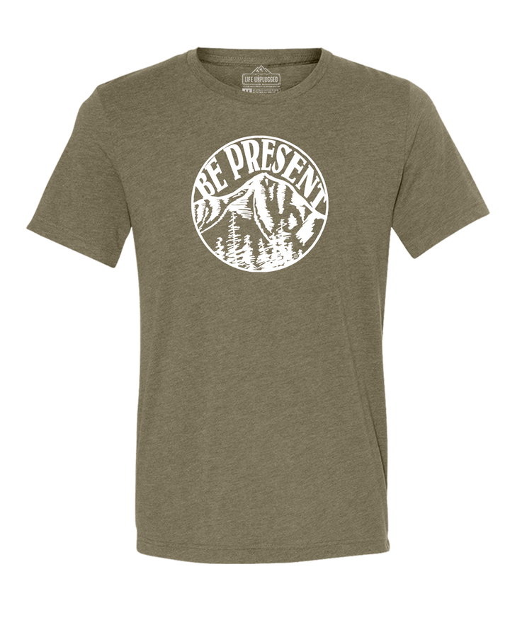 Be Present Mountain Triblend T-Shirt