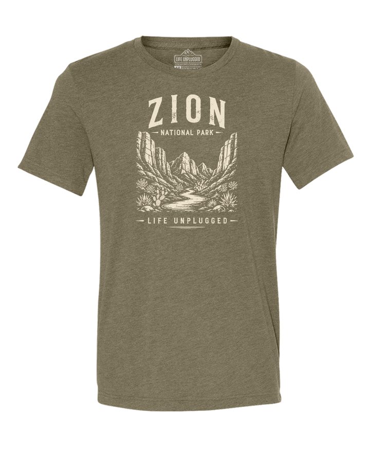 ZION NATIONAL PARK Triblend T-Shirt