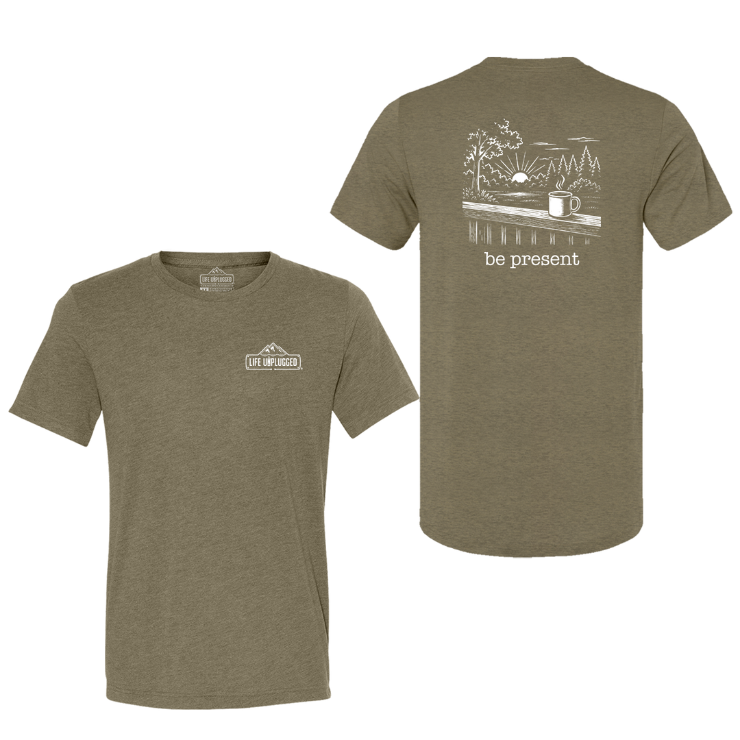 BACK PORCH COFFEE Triblend T-Shirt