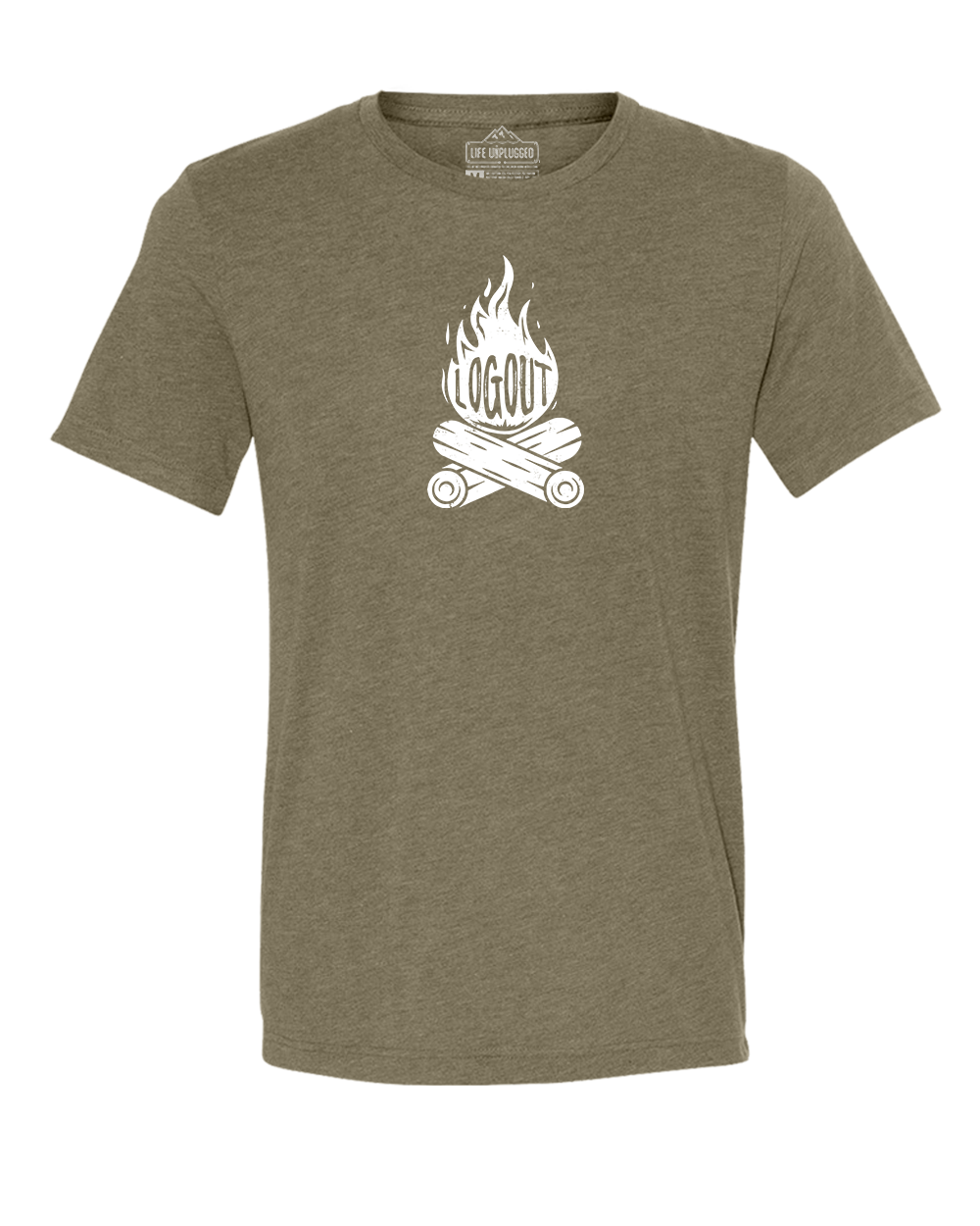 Log Out Campfire Triblend T-Shirt