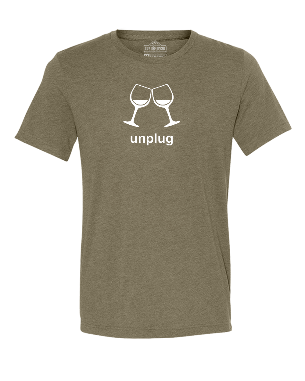 Wine Glass Triblend T-Shirt