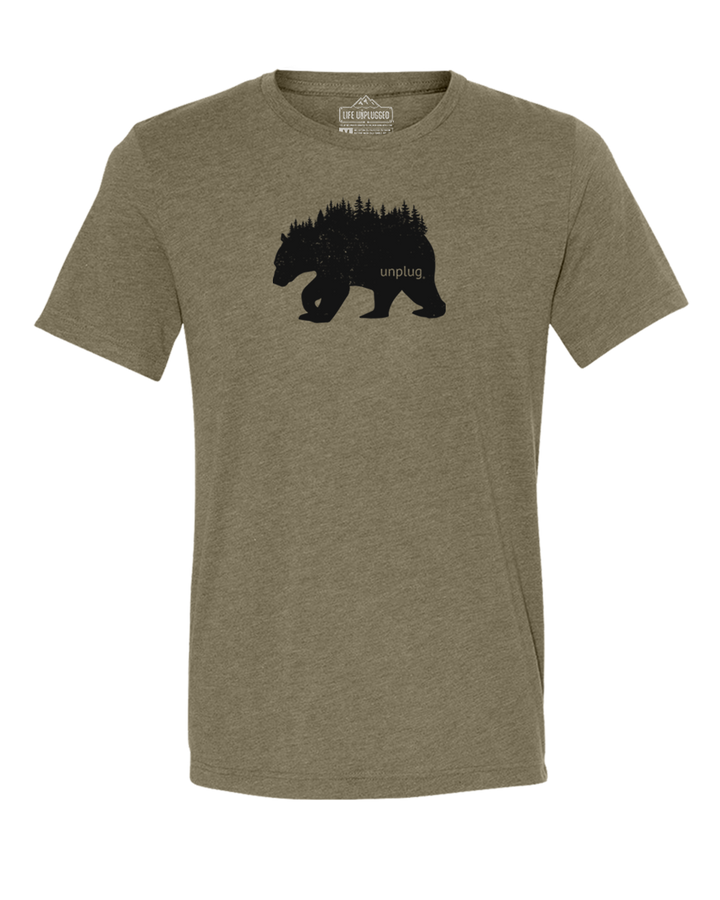 Bear In The Trees Triblend T-Shirt