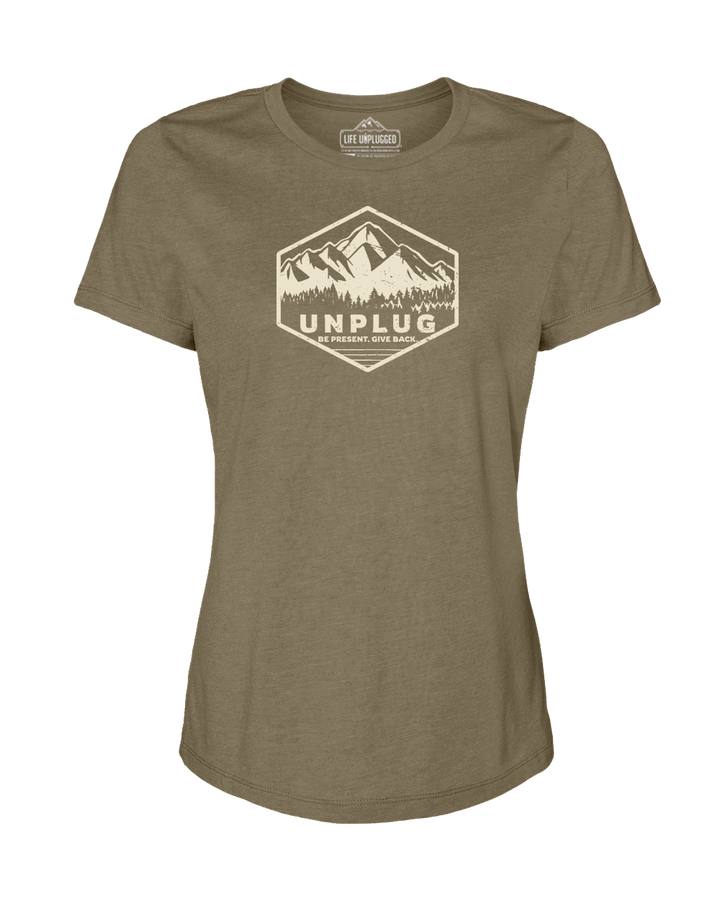 Unplug Mountain Badge Women's T-Shirt