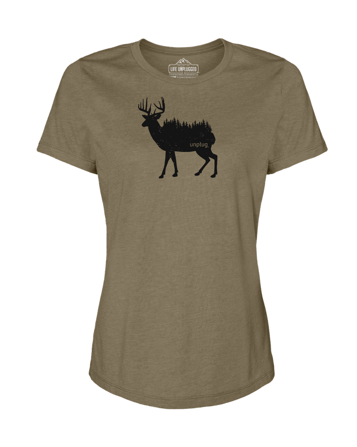 Deer In The Trees Women's T-Shirt