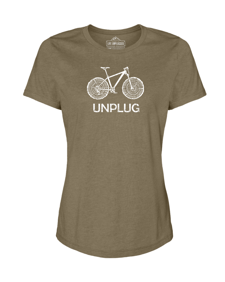 MOUNTAIN BIKE TREE STUMPS Women's T-Shirt