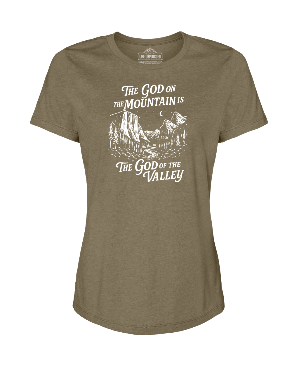 God On The Mountain Women's T-Shirt