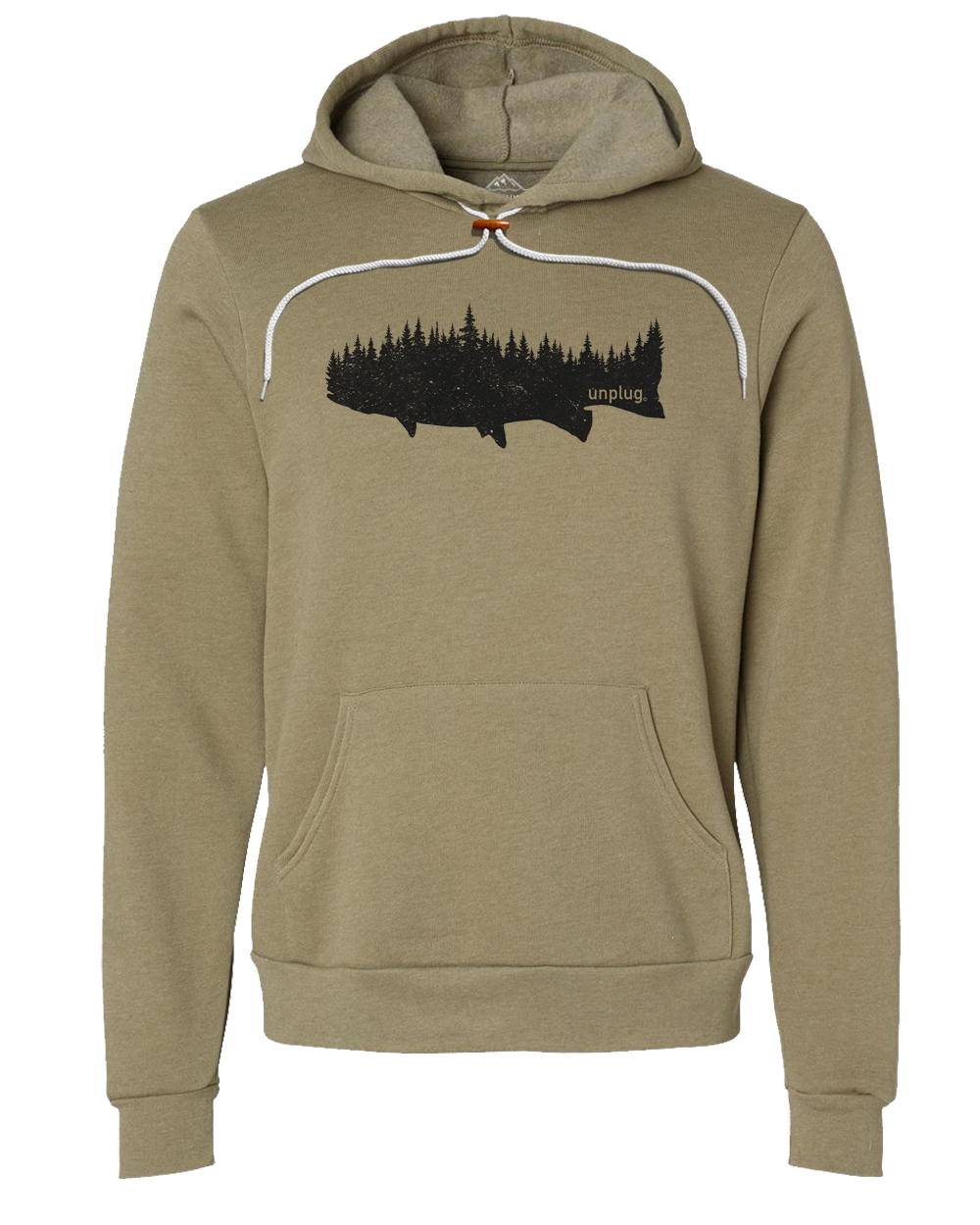 Trout In The Trees Premium Super Soft Hooded Sweatshirt - Life Unplugged