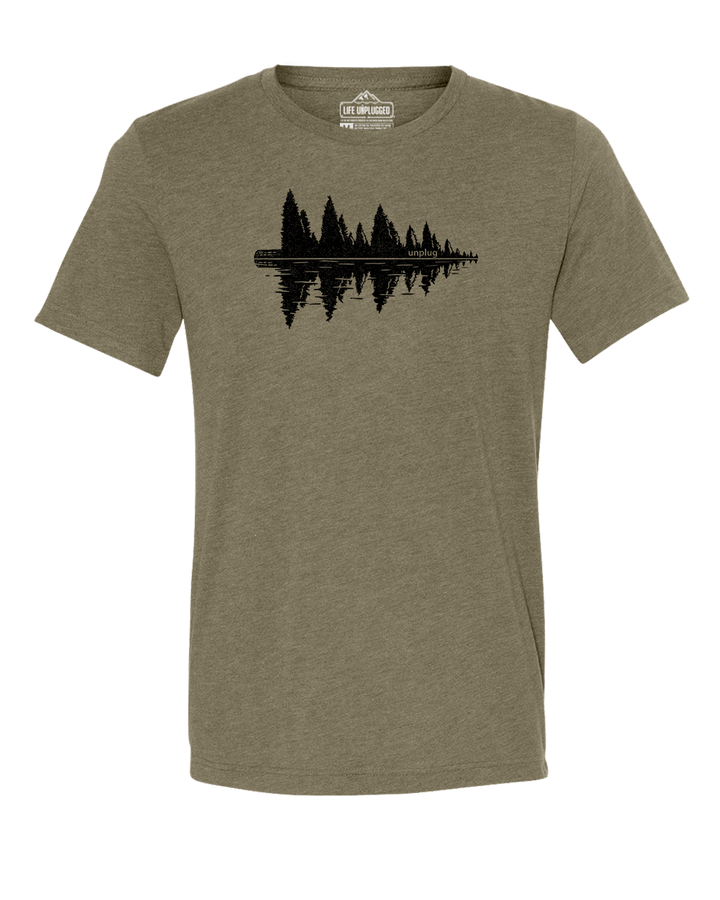 Lakeside Tree Reflection Triblend T-Shirt