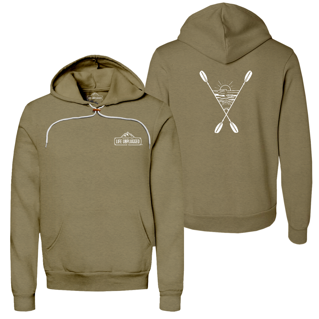 Kayaking Into The Sunset Super Soft Hoodie