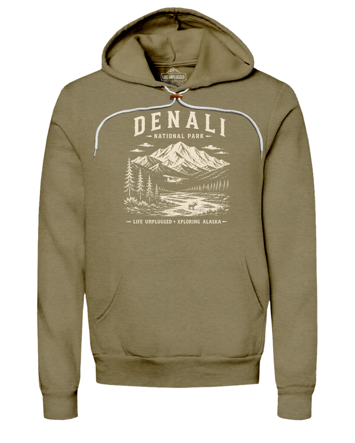 DENALI NATIONAL PARK XPLORING ALASKA Collaboration Super Soft Hoodie