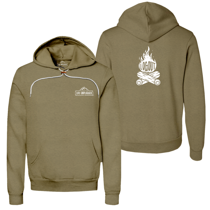 Log Out Campfire Super Soft Hoodie