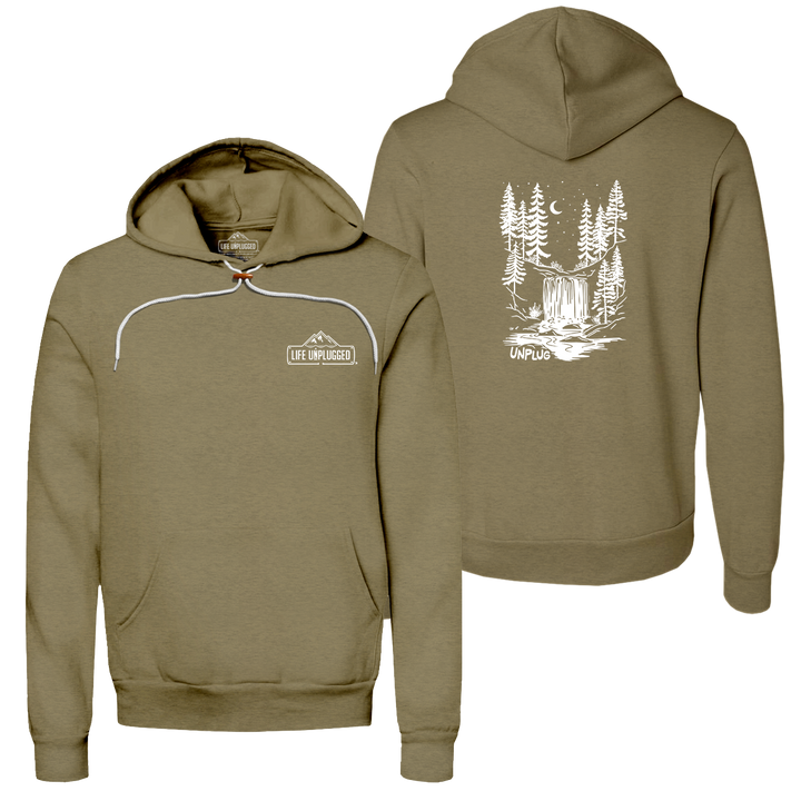 WATERFALL UNDER THE STARS Super Soft Hoodie