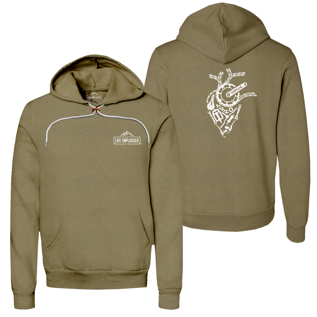 Anatomical Heart (Bicycle Parts) Super Soft Hoodie