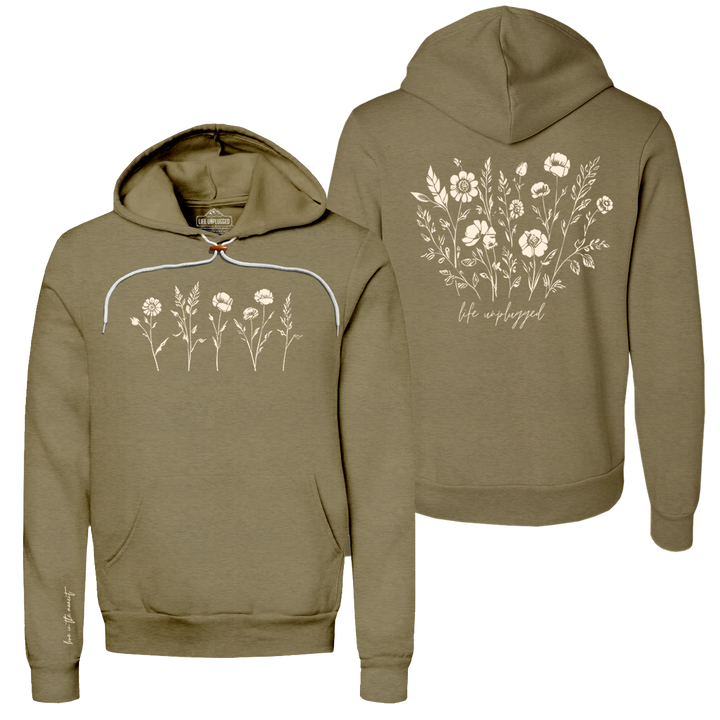Live in the Moment Wildflower Super Soft Hoodie