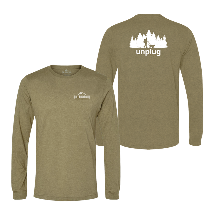Dog Walks in the Woods Long Sleeve T-Shirt