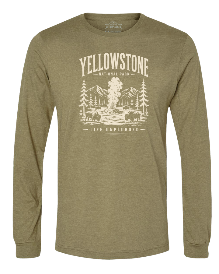 YELLOWSTONE NATIONAL PARK Long Sleeve T-Shirt