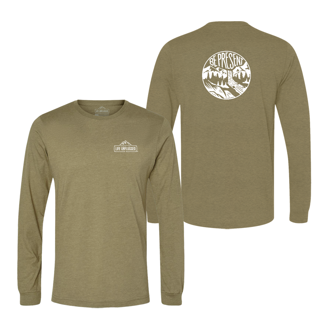 Be Present Waterfall Long Sleeve T-Shirt