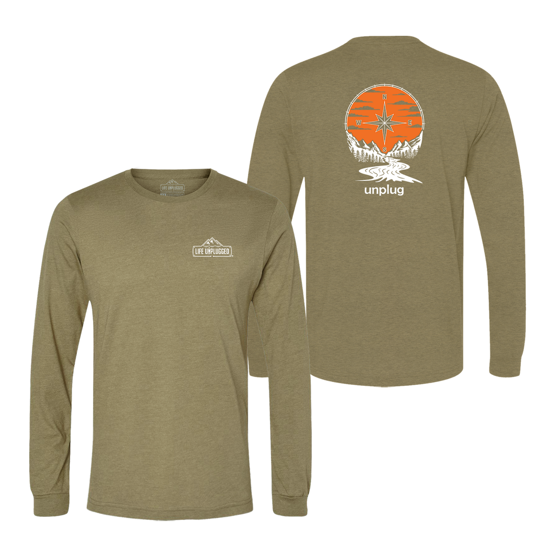 Compass Sunset Long Sleeve T-Shirt