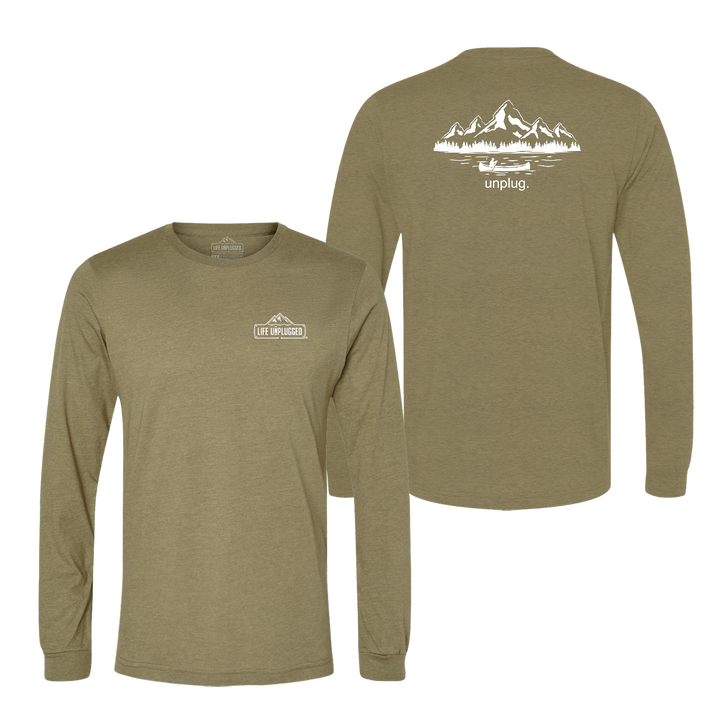 Canoeing in the Mountains Long Sleeve T-Shirt