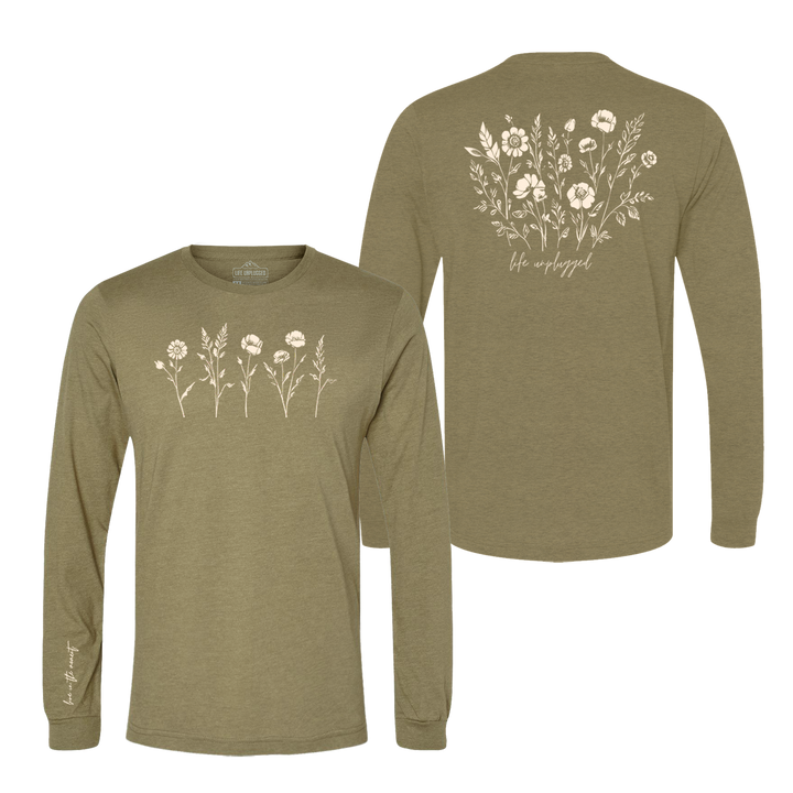 Live in the Moment Wildflower Long Sleeve T-Shirt