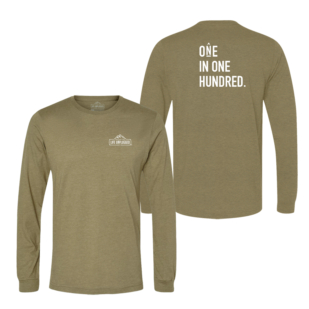 One in One Hundred Stacked Long Sleeve T-Shirt