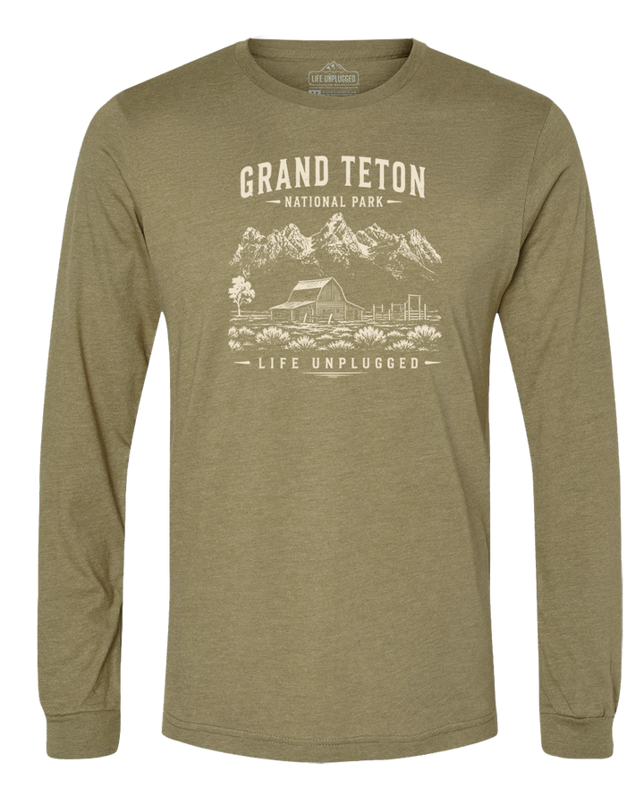GRAND TETON NATIONAL PARK Long Sleeve T-Shirt