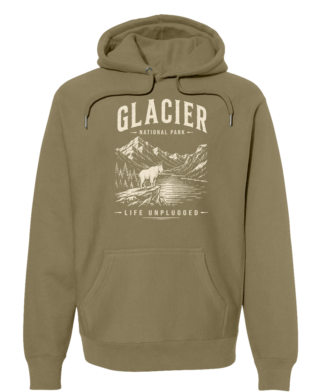 GLACIER NATIONAL PARK Super Heavyweight Hoodie
