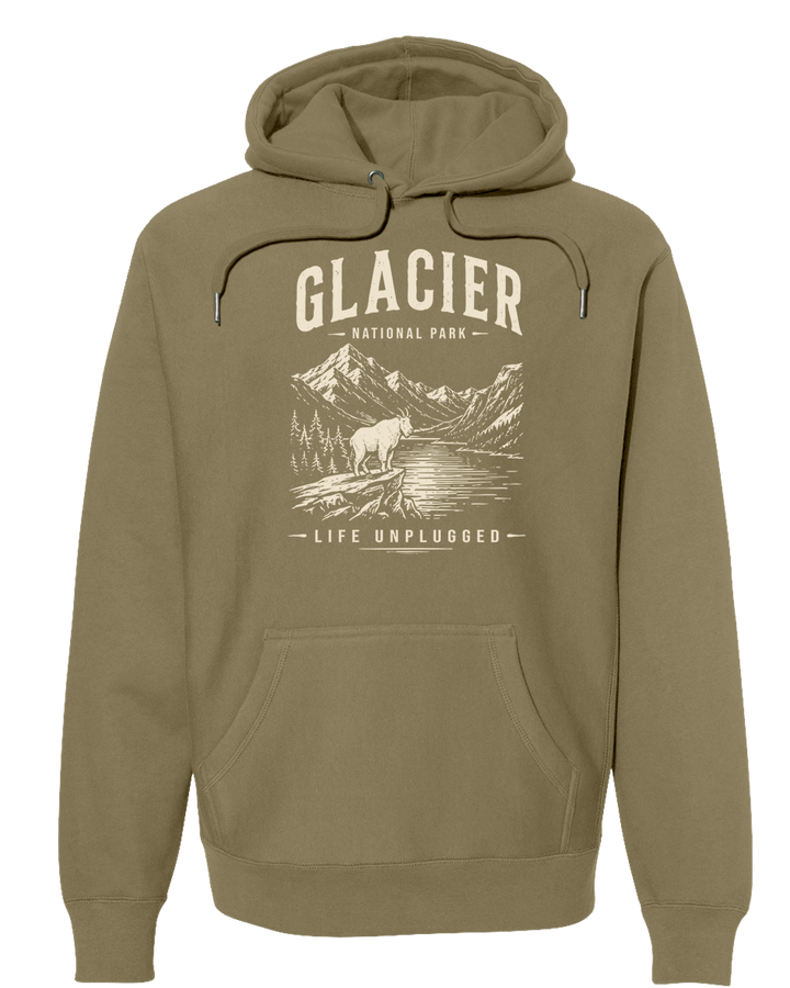 GLACIER NATIONAL PARK Super Heavyweight Hoodie
