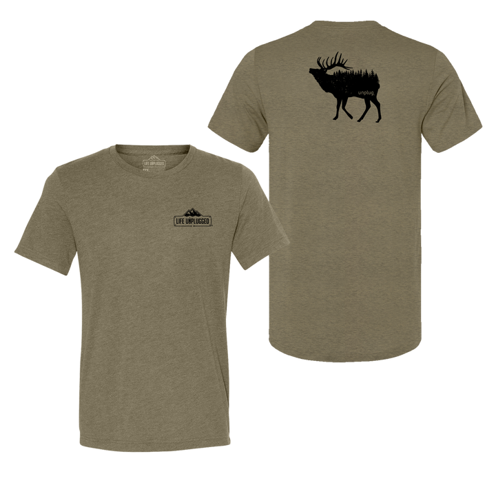 Elk In The Trees Triblend T-Shirt
