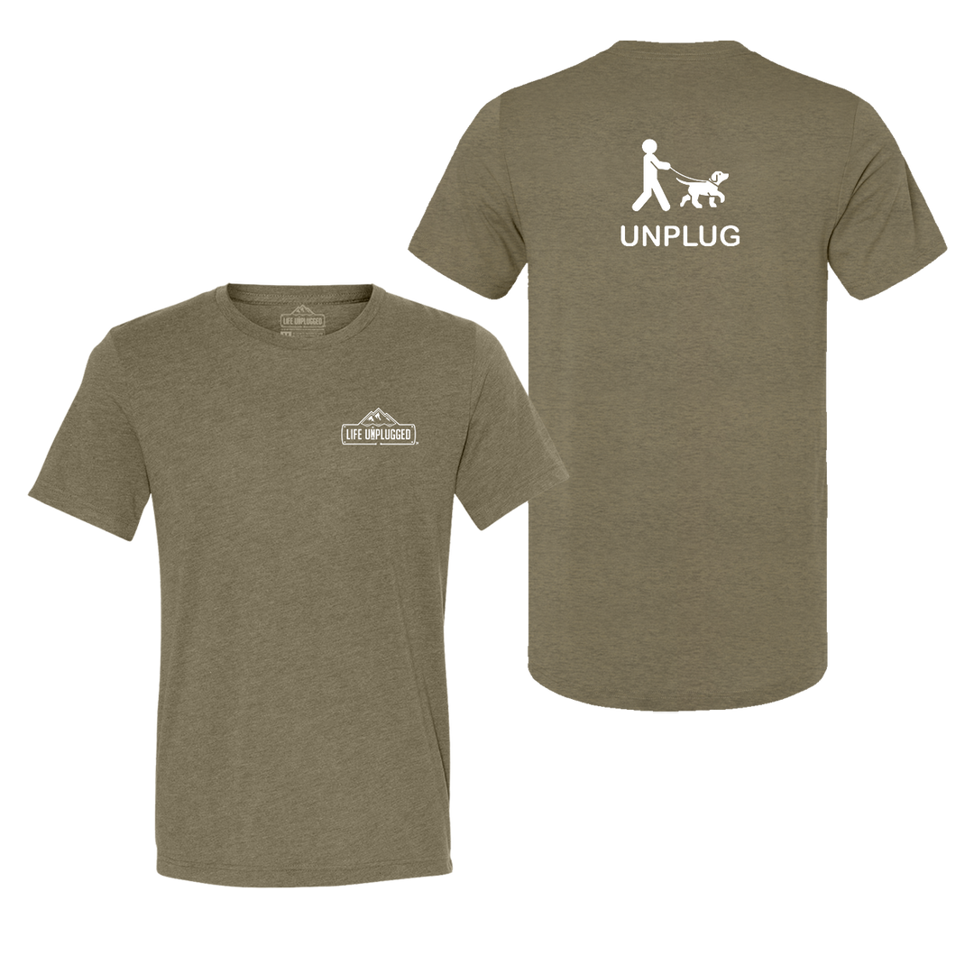 Dog Walking Triblend T-Shirt