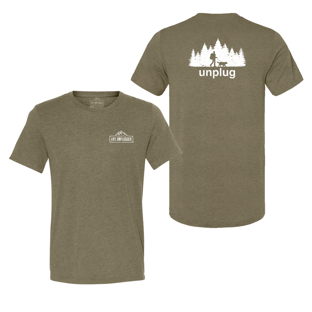 Dog Walks in the Woods Triblend T-Shirt