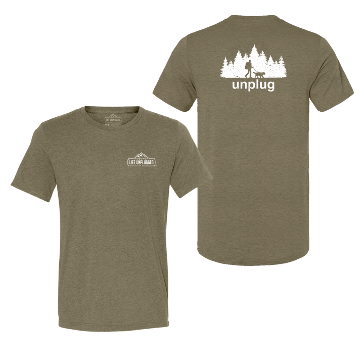 Dog Walks in the Woods Triblend T-Shirt