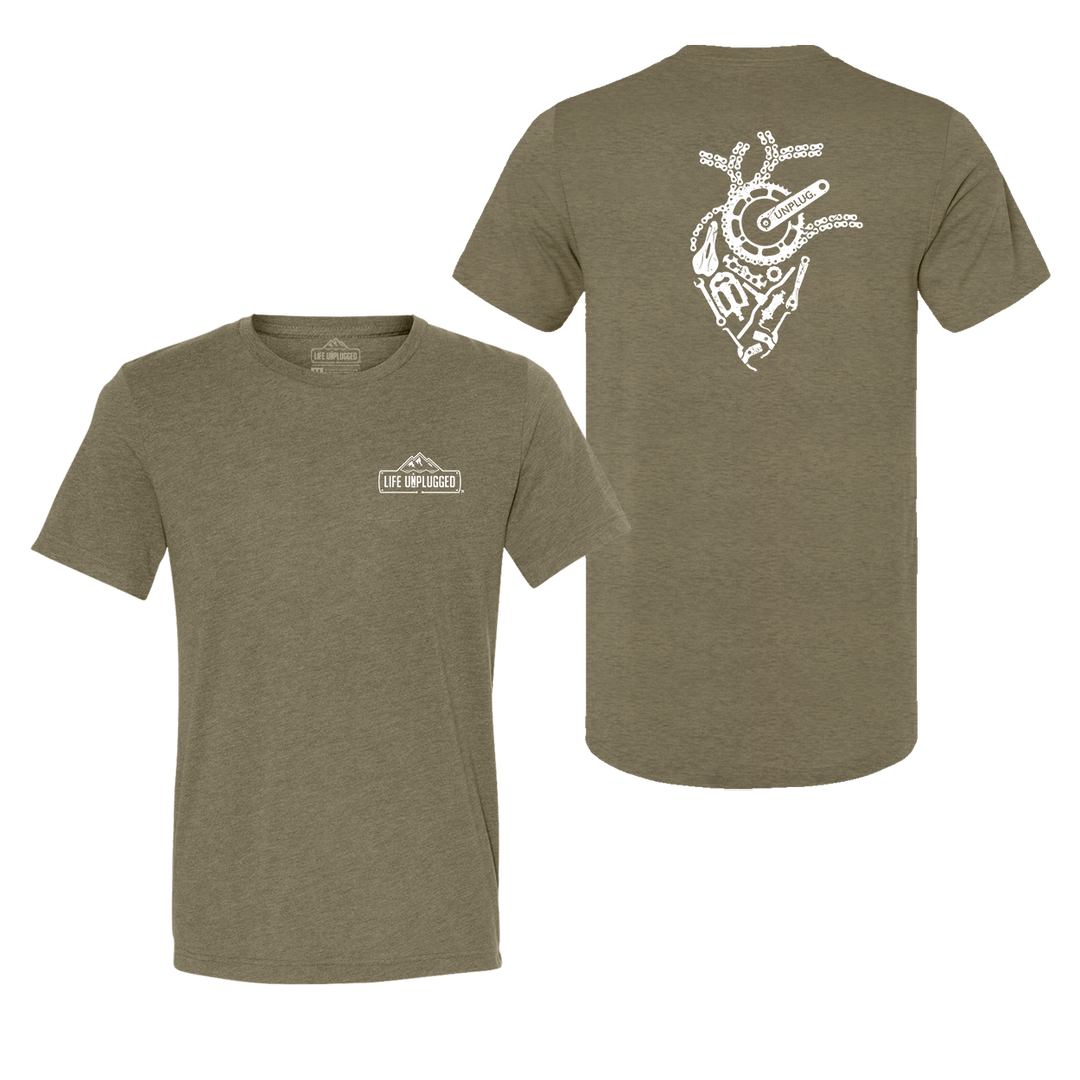 Anatomical Heart (Bicycle Parts) Triblend T-Shirt