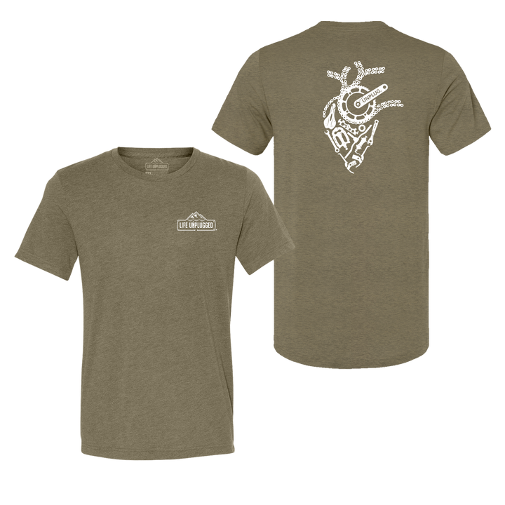 Anatomical Heart (Bicycle Parts) Triblend T-Shirt