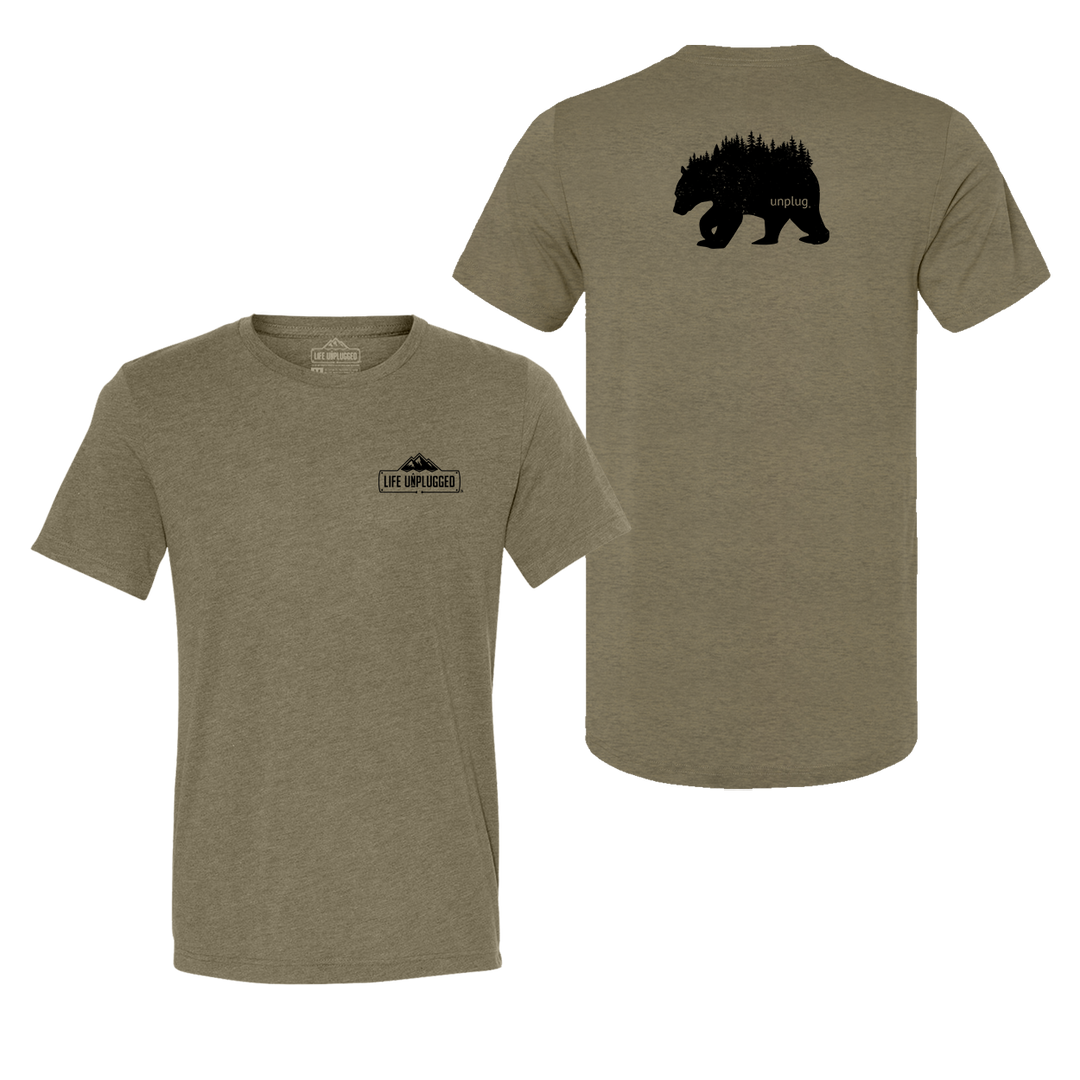 Bear In The Trees Triblend T-Shirt