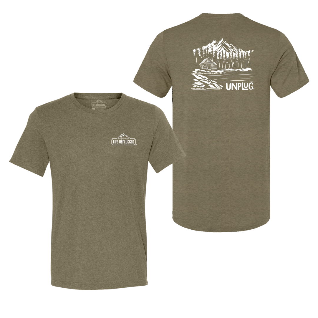 Cabin In the woods Triblend T-Shirt