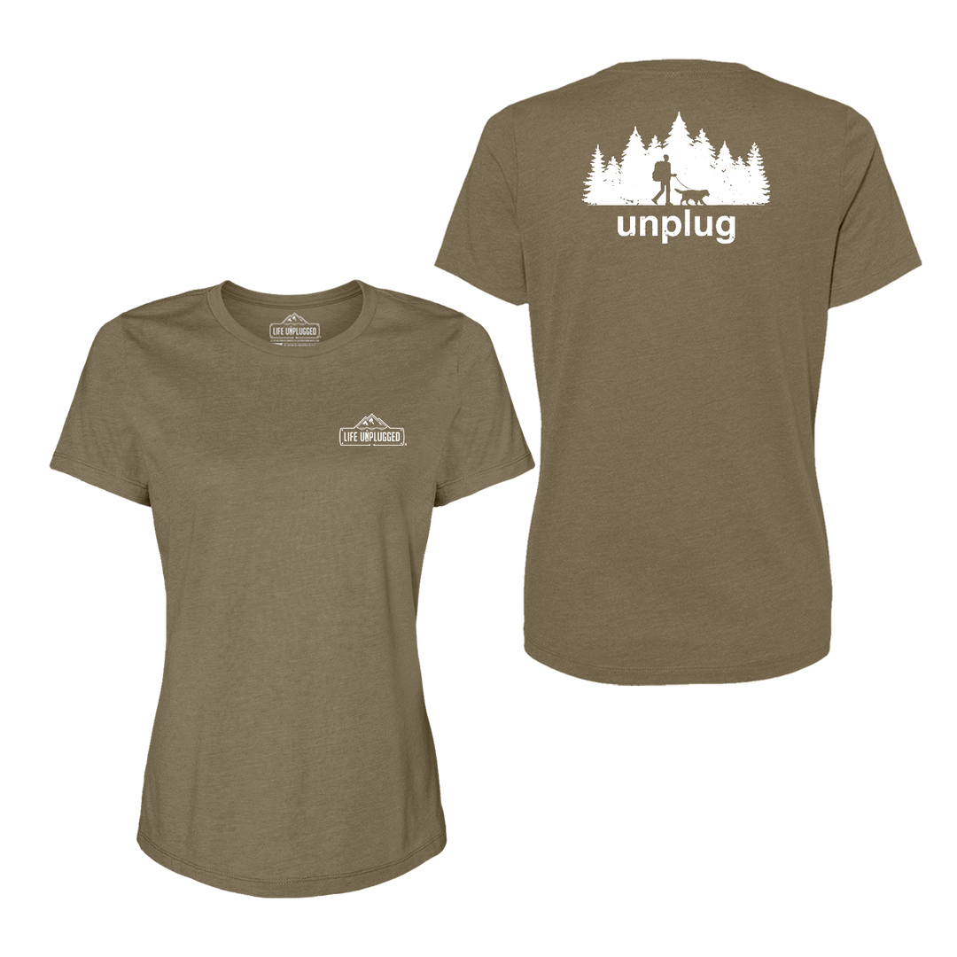 Dog Walks in the Woods Women's T-Shirt