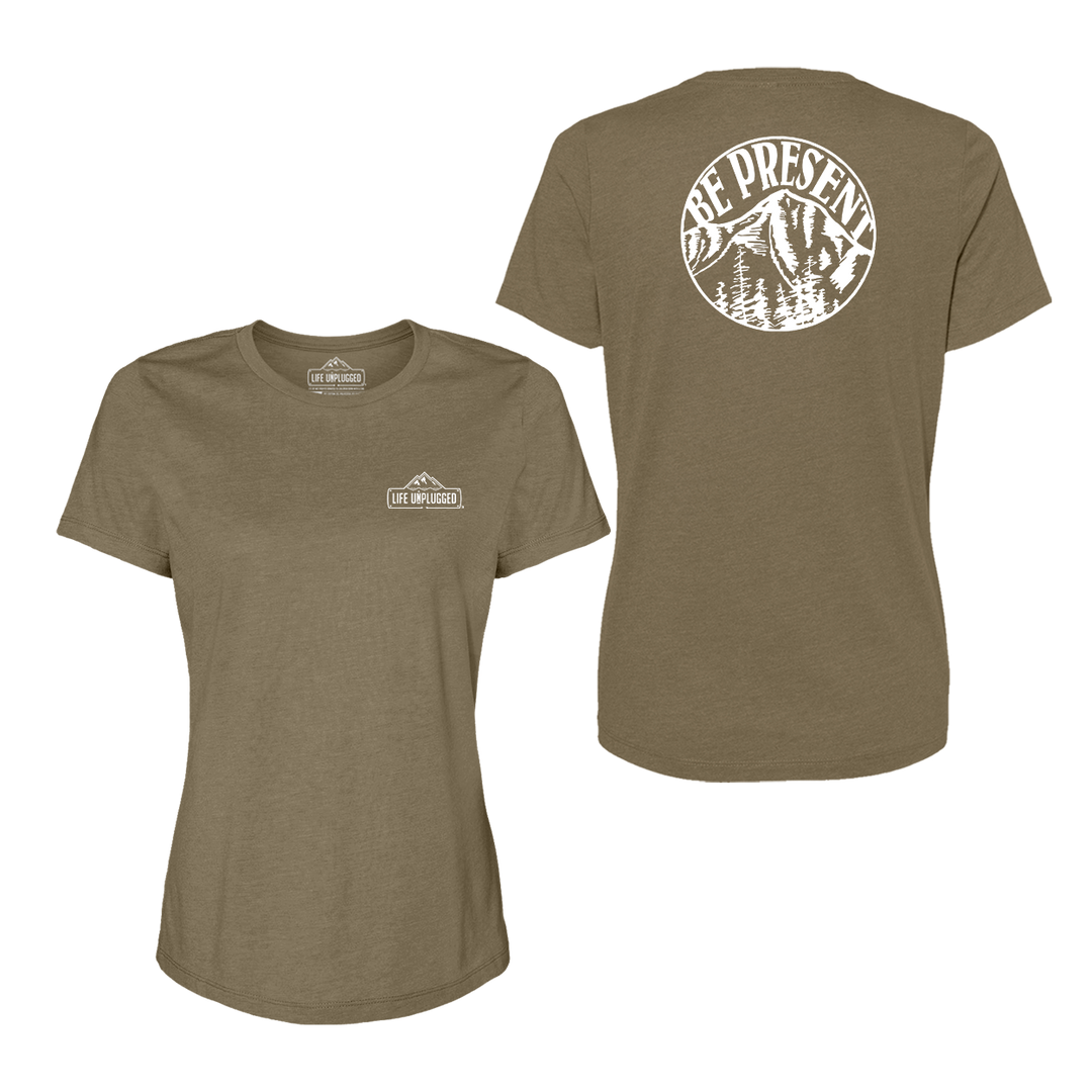 Be Present Mountain Women's T-Shirt