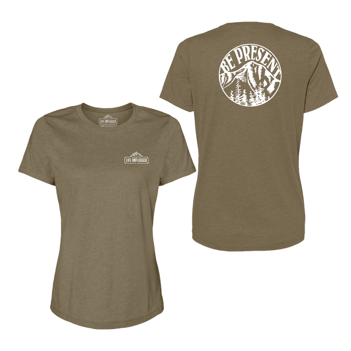 Be Present Mountain Women's T-Shirt