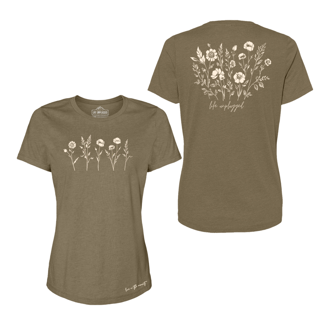 Live in the Moment Wildflower Women's T-Shirt