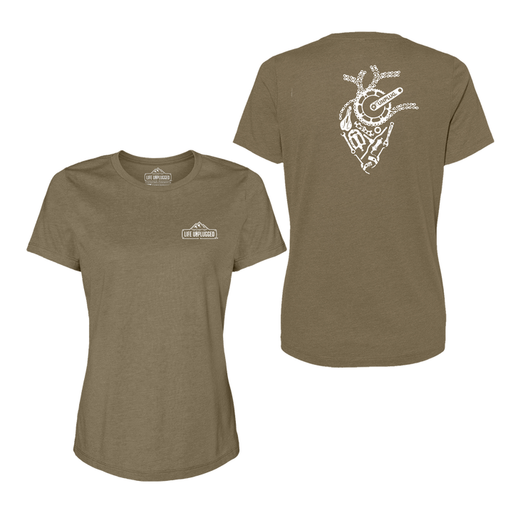 Anatomical Heart (Bicycle Parts) Women's T-Shirt