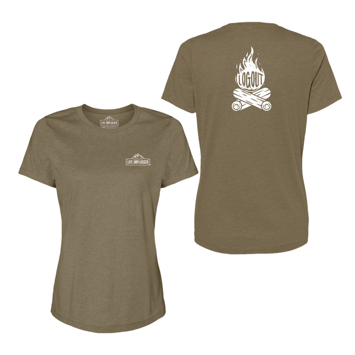 Log Out Campfire Women's T-Shirt