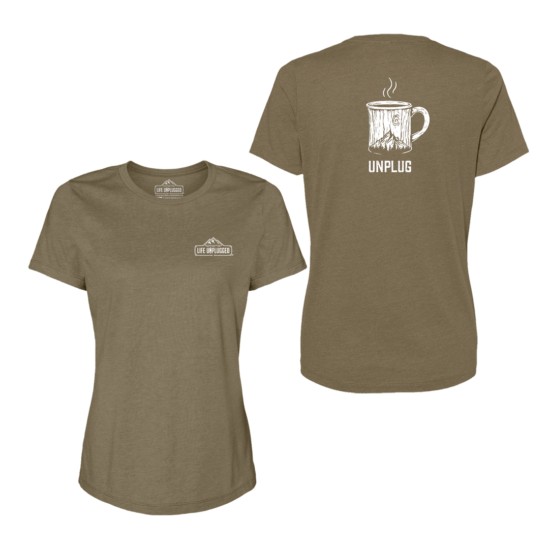 WOODEN COFFEE MUG Women's T-Shirt