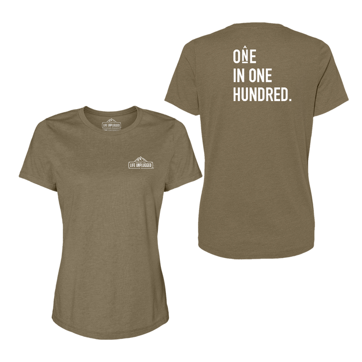 One in One Hundred Stacked Women's T-Shirt
