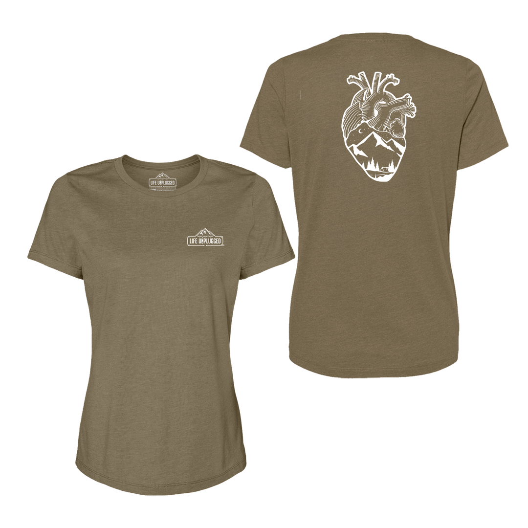 Anatomical Heart (Full Chest) Women's T-Shirt
