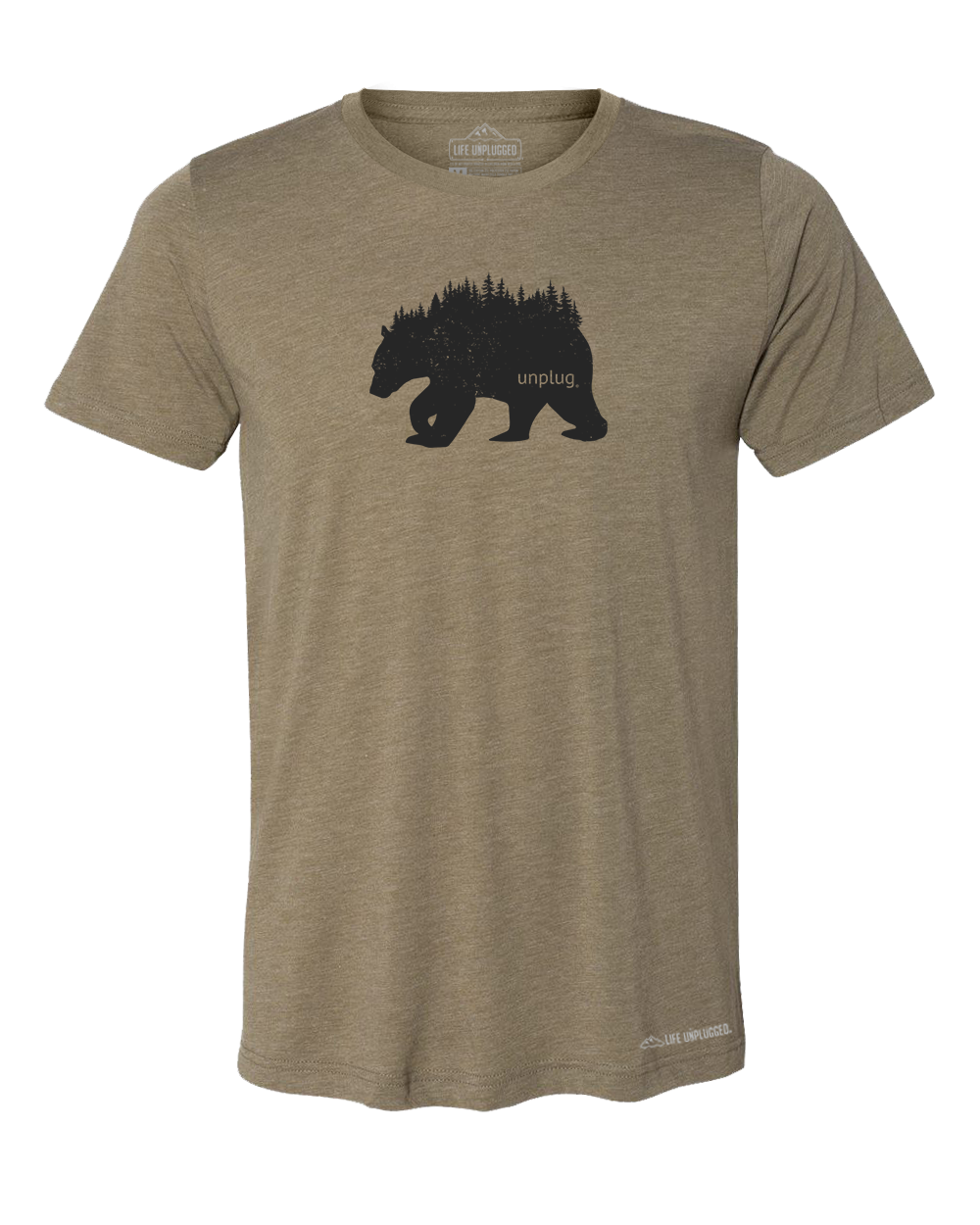 Bear In The Trees Premium Triblend T-Shirt - Life Unplugged