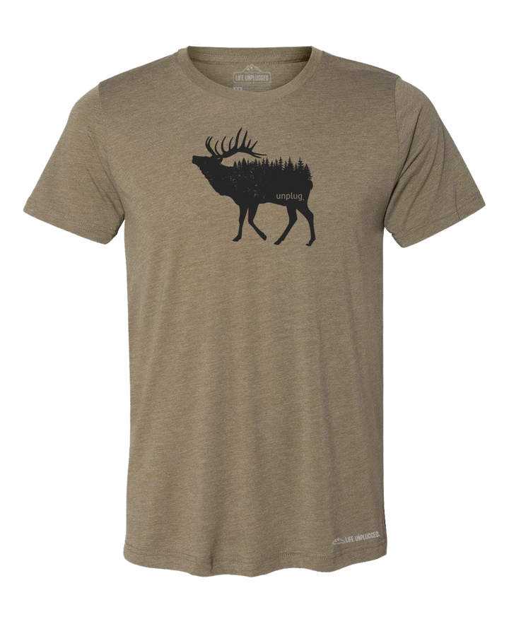 Elk In The Trees Premium Triblend T-Shirt - Life Unplugged