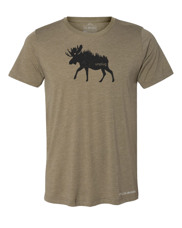 Moose In The Trees Premium Triblend T-Shirt