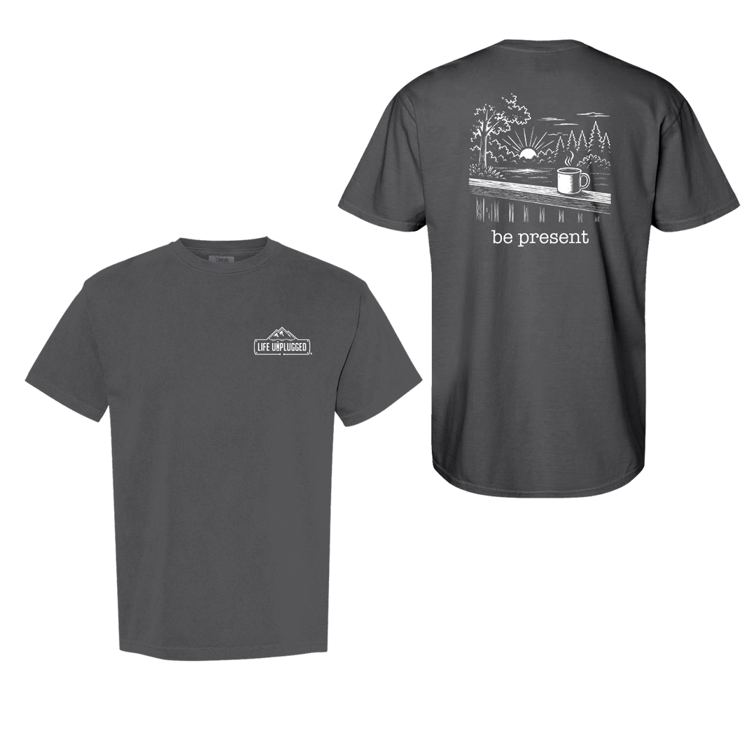 BACK PORCH COFFEE Cotton T-Shirt powered by Comfort Colors®
